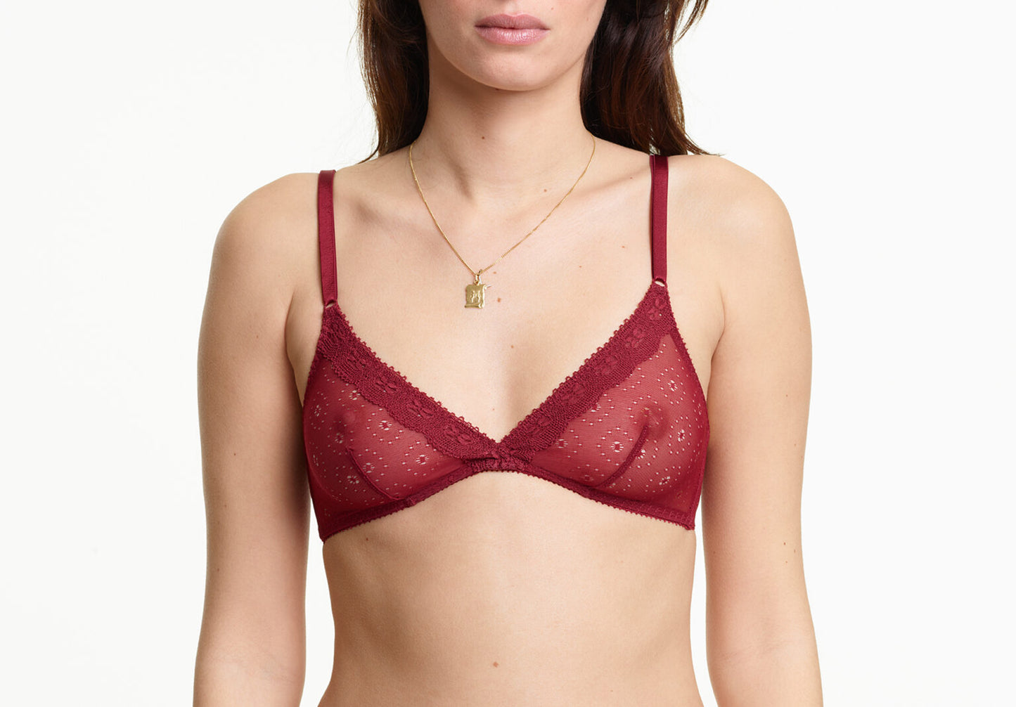 Alexandra Soft Bra Burgundy