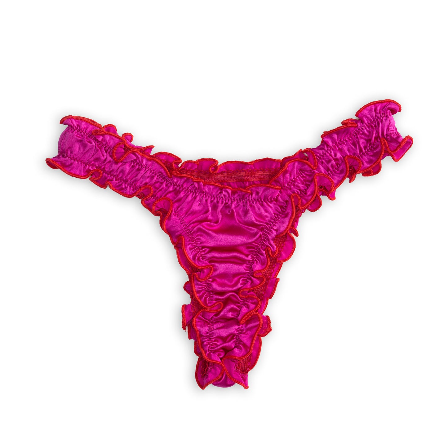 La Arielle - Fushia Silk Tanga