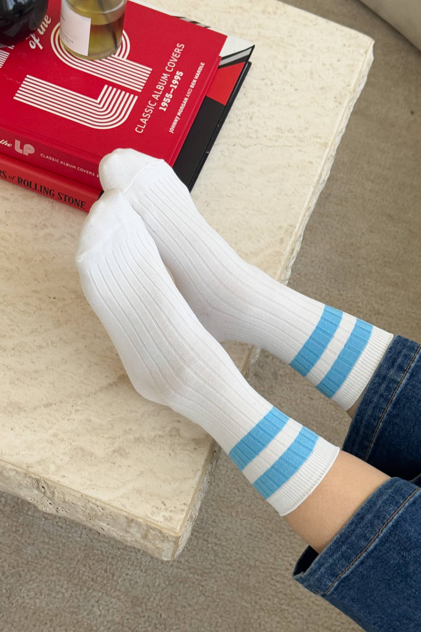 Her Socks - Varsity: Red
