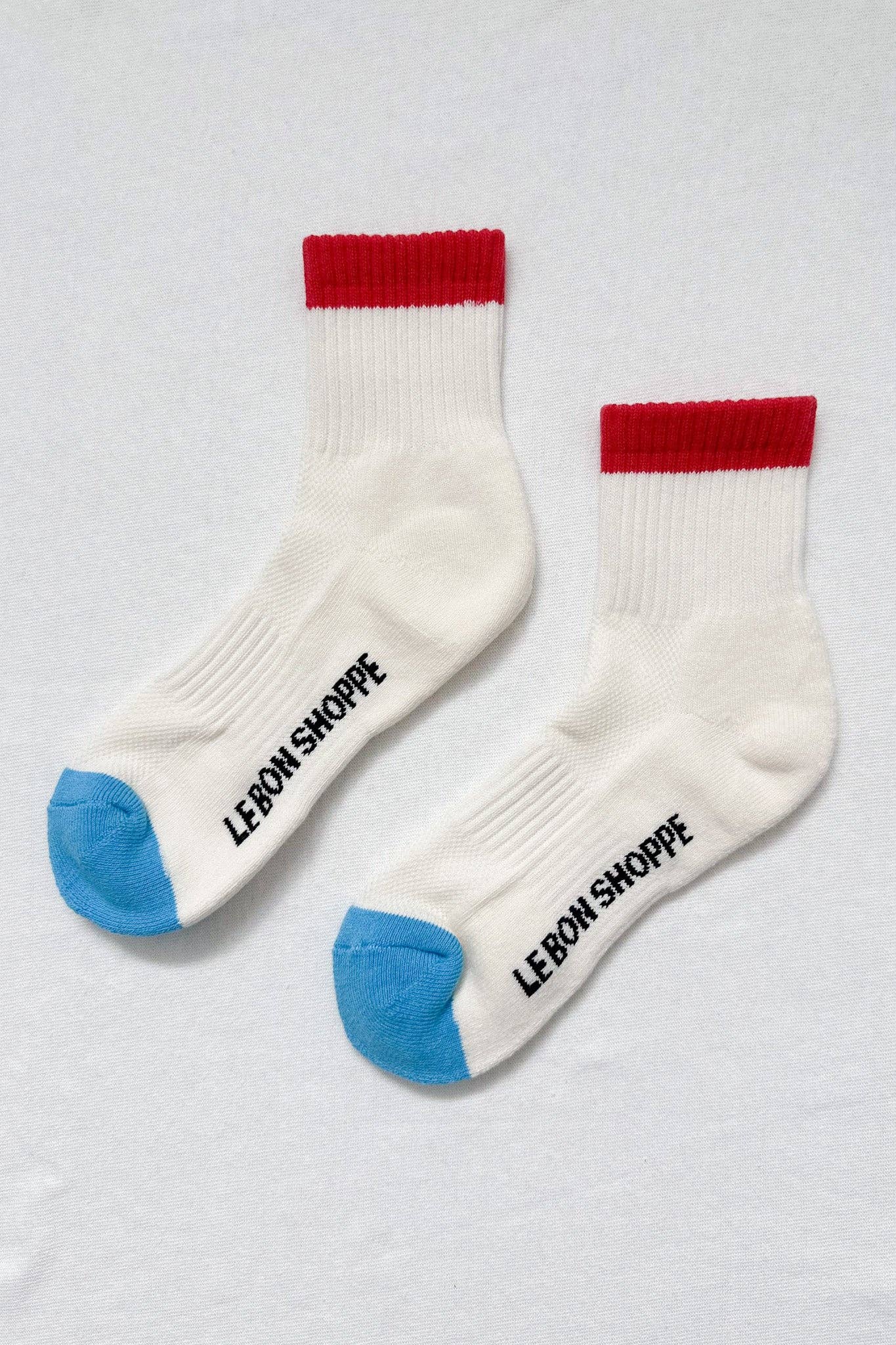 Color Block Girlfriend Socks : Black Coffee
