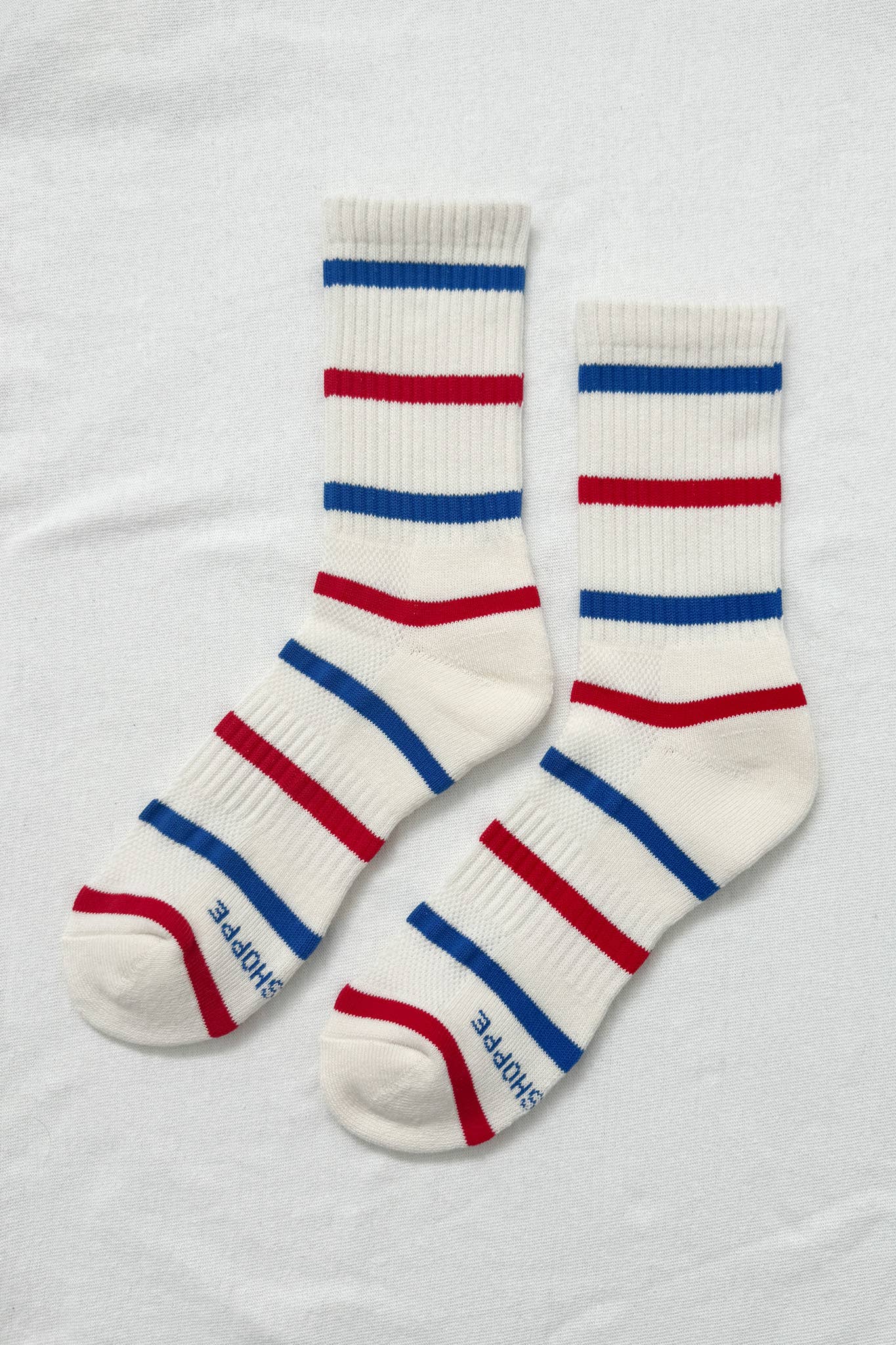 Striped Boyfriend Socks: Black Stripe
