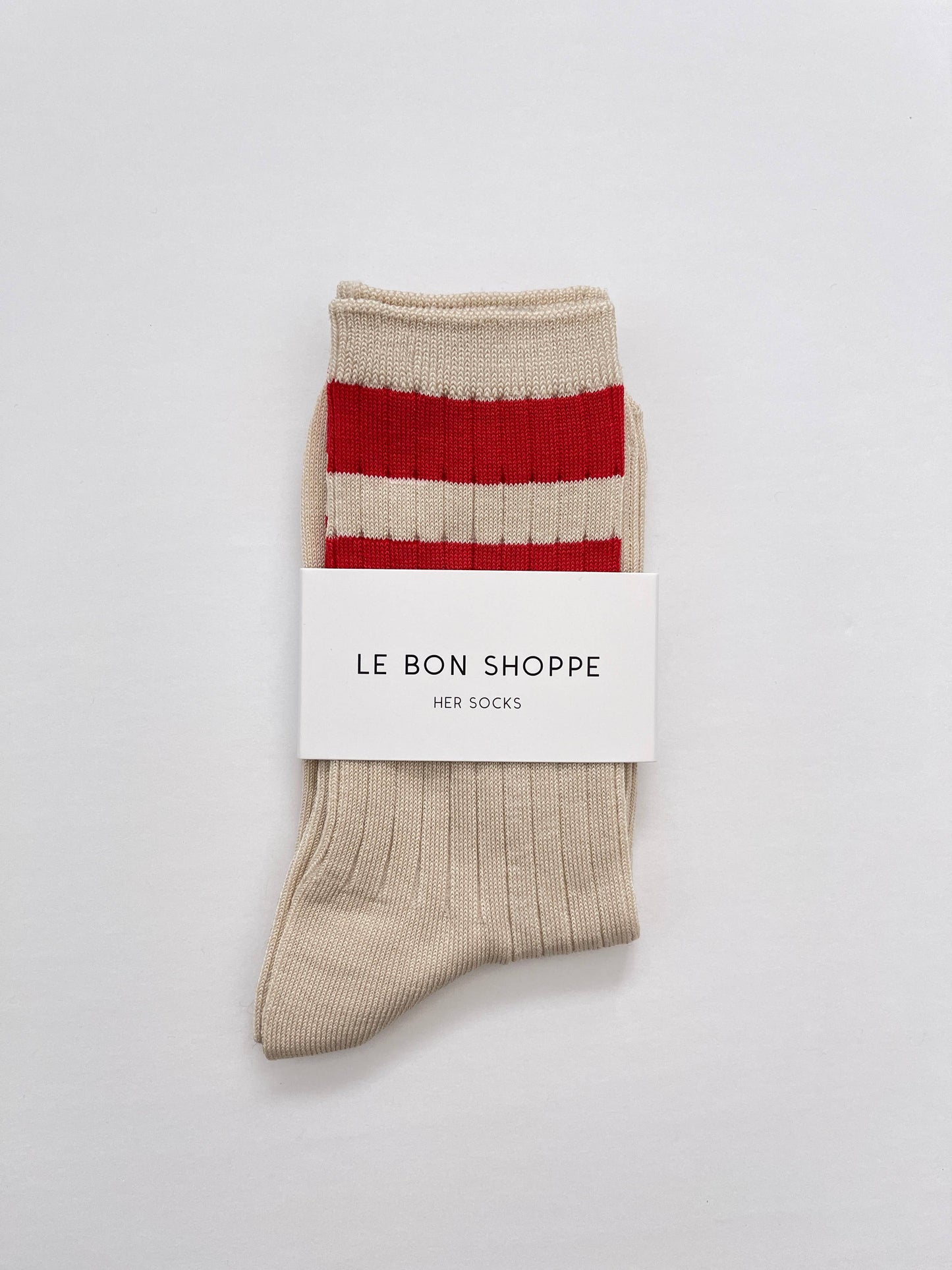 Her Socks - Varsity: Red