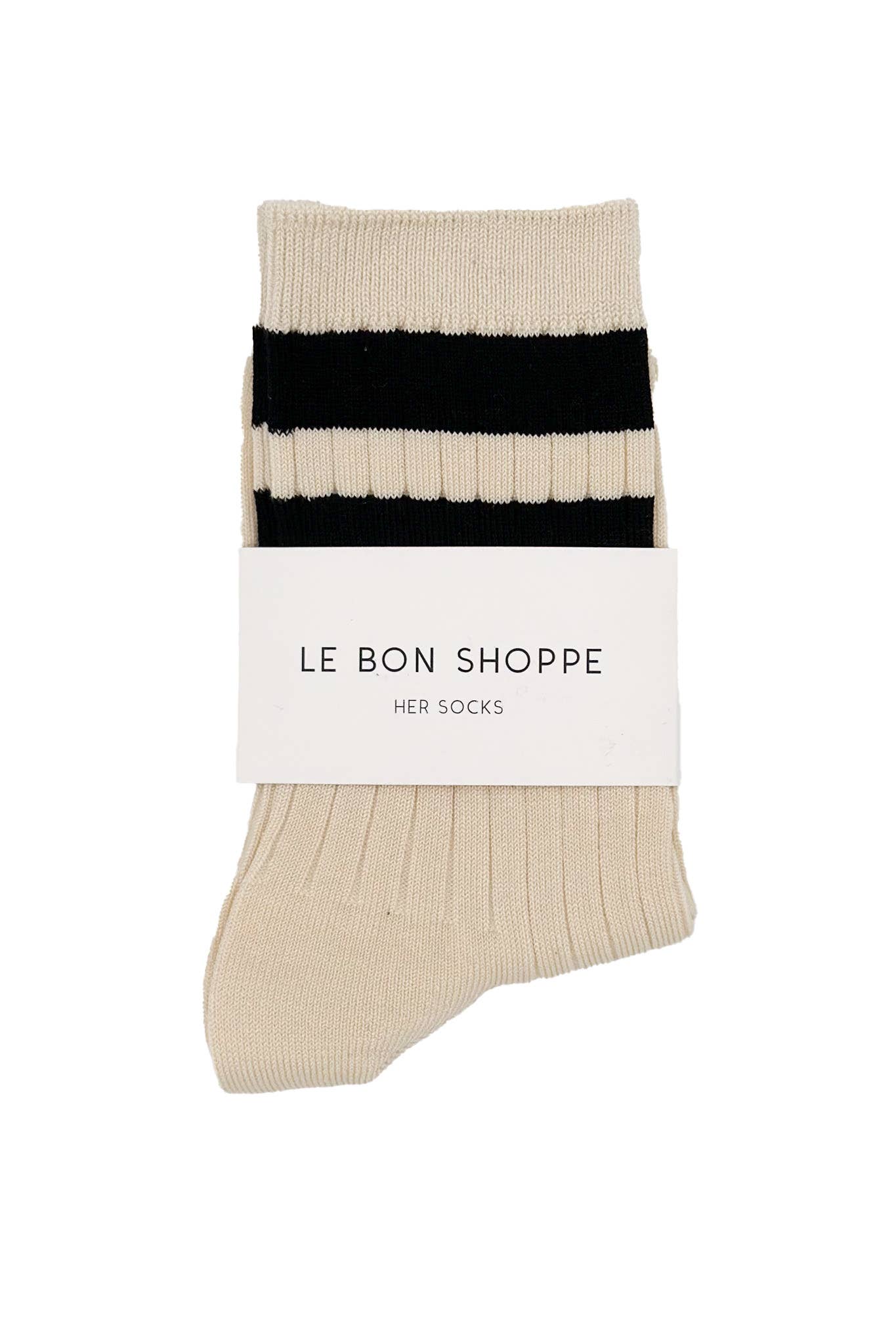 Her Socks - Varsity: Black