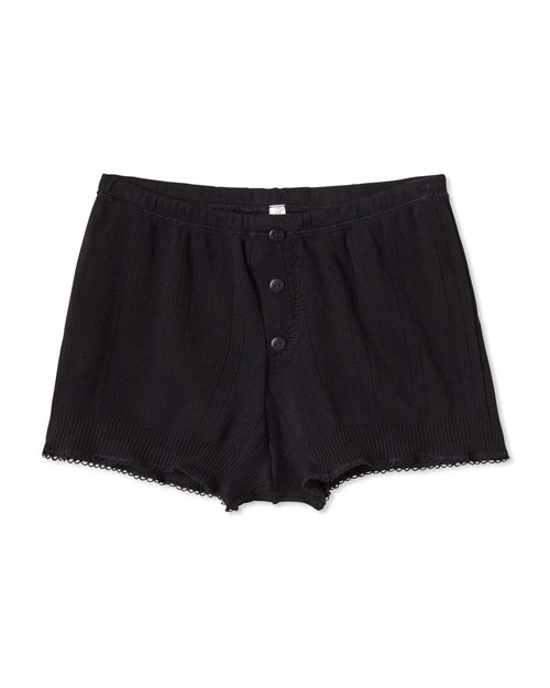 Bloomers Pointelle Black