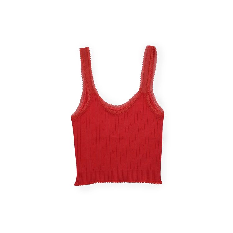 Frilly Classic Tank Red