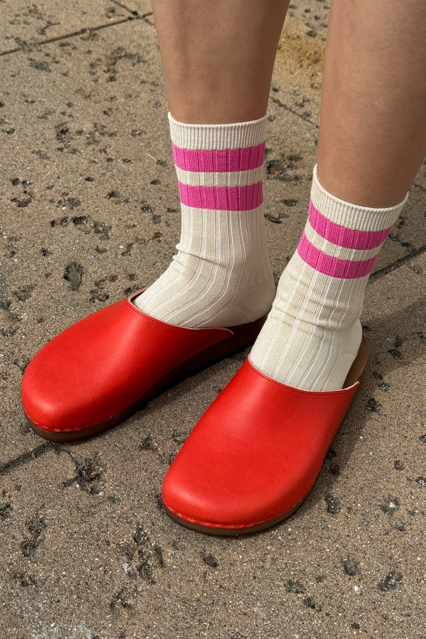Her Socks - Varsity: Red