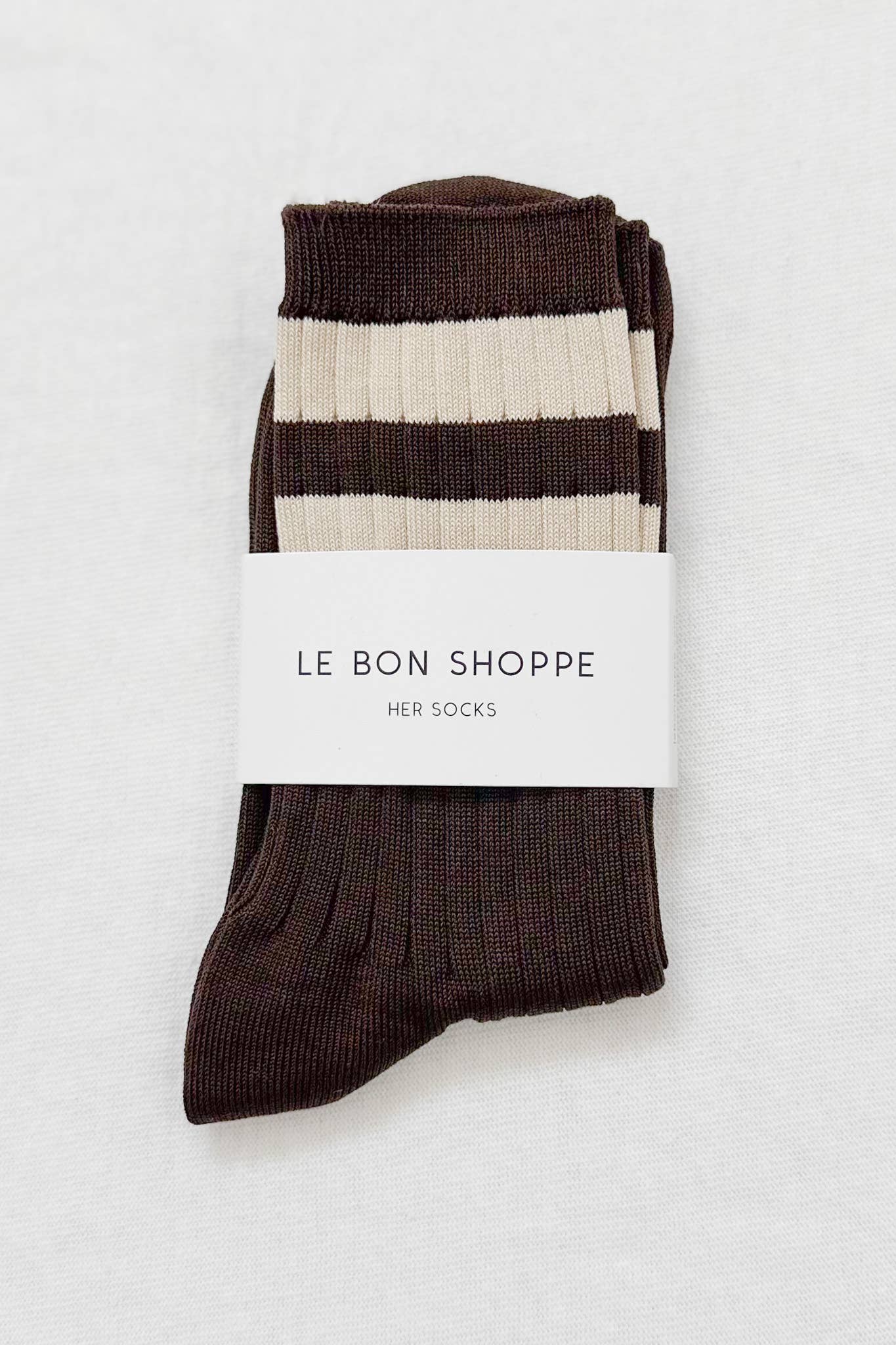 Her Socks - Varsity: Black