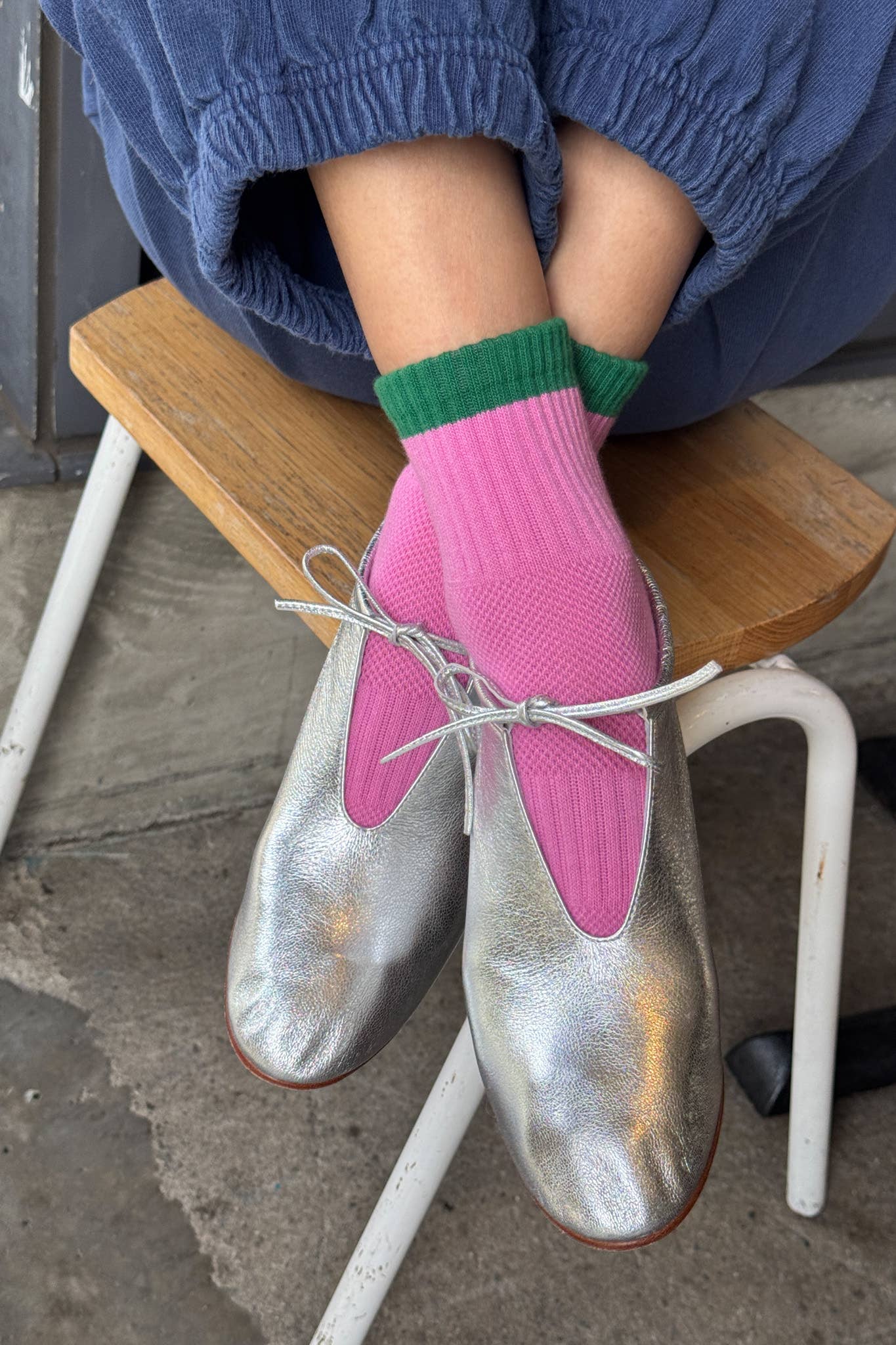 Color Block Girlfriend Socks : Black Coffee