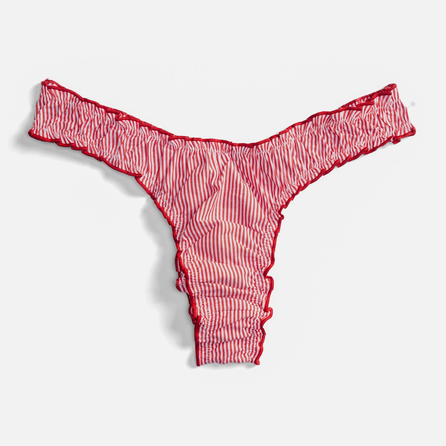 La Layna - Red Striped Cotton Tanga