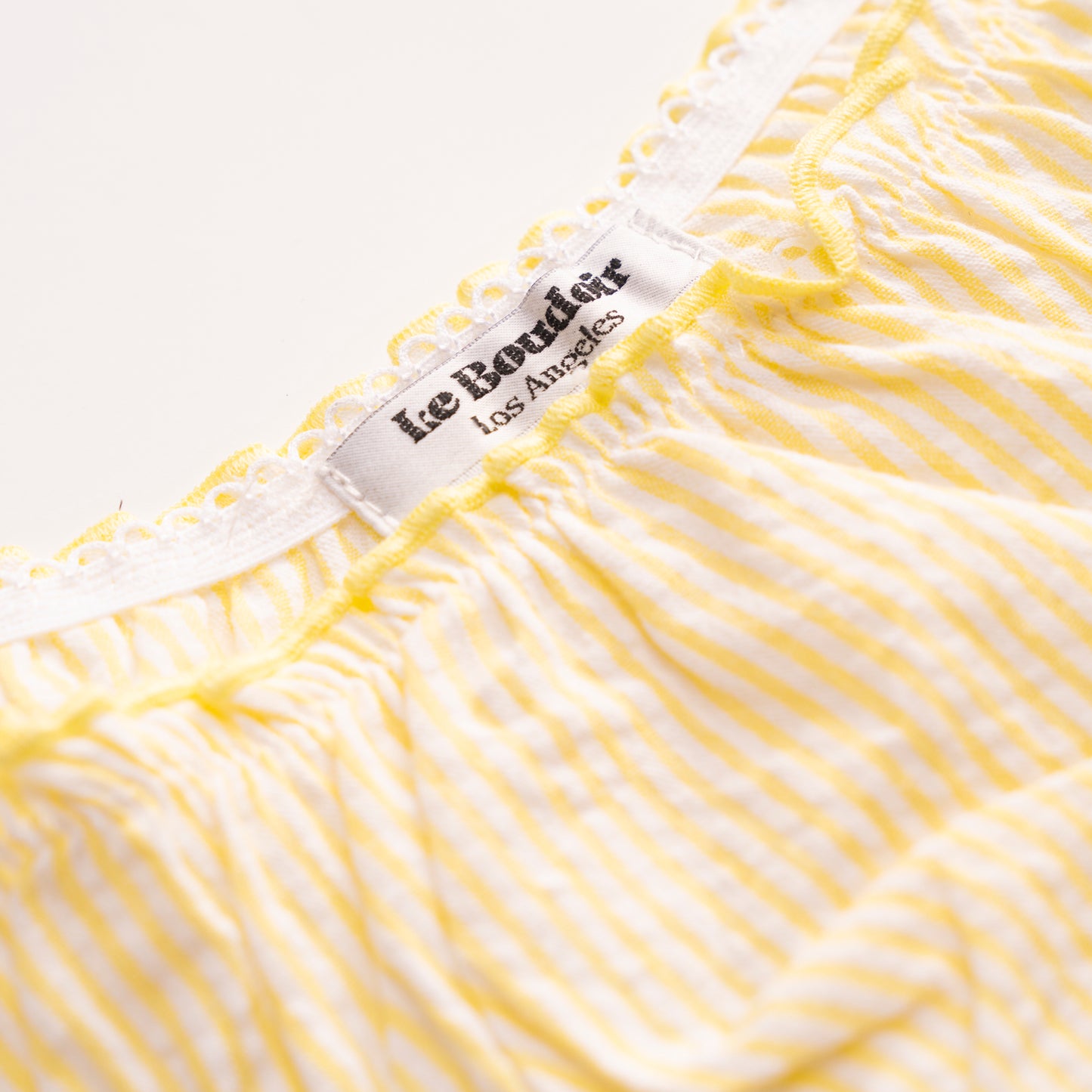 La Tizita - Yellow Striped Cotton Tanga