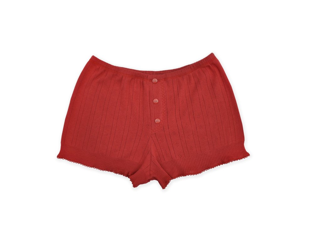 Bloomers Pointelle Red