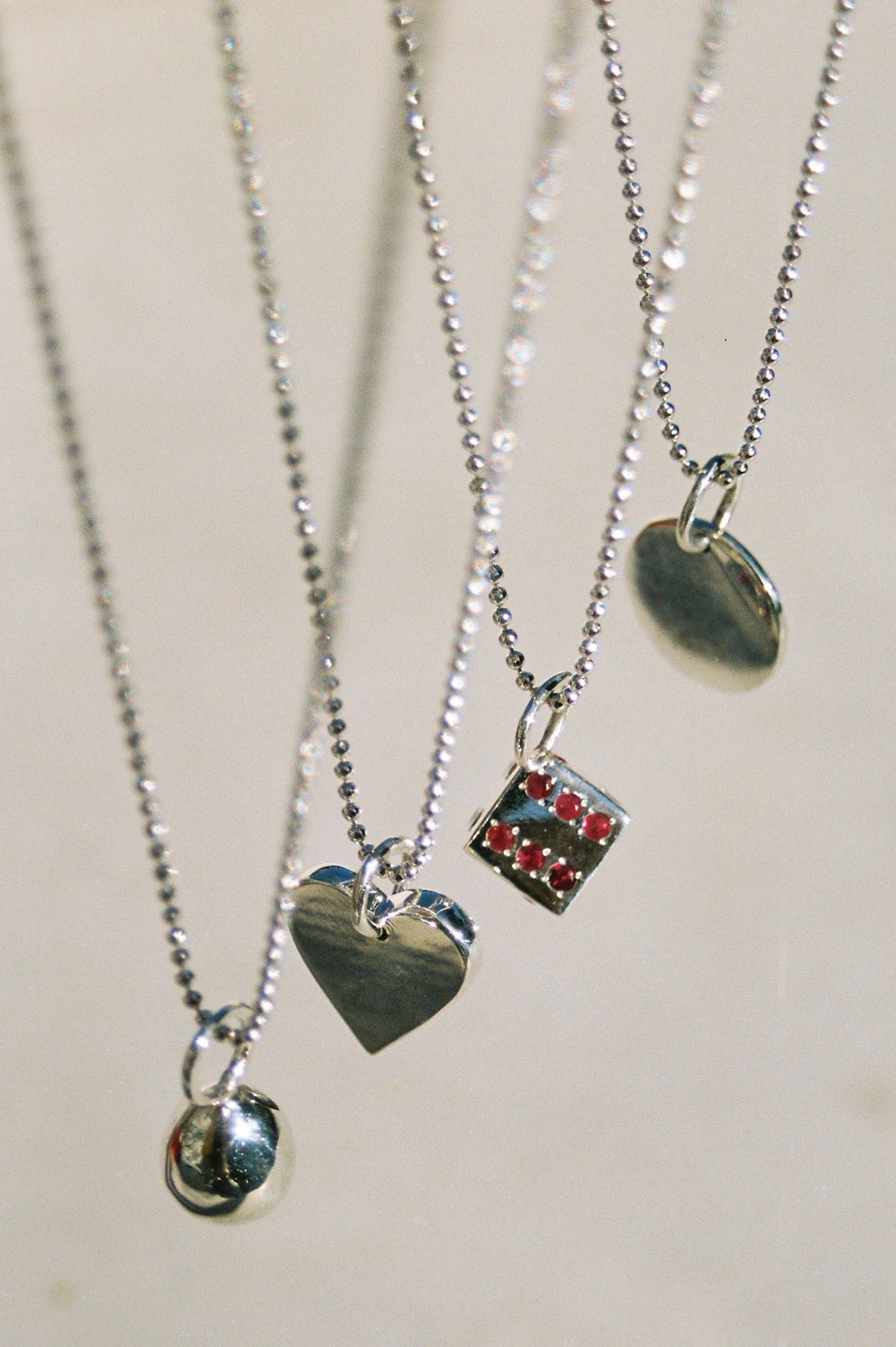 Ruby Dice Pendant