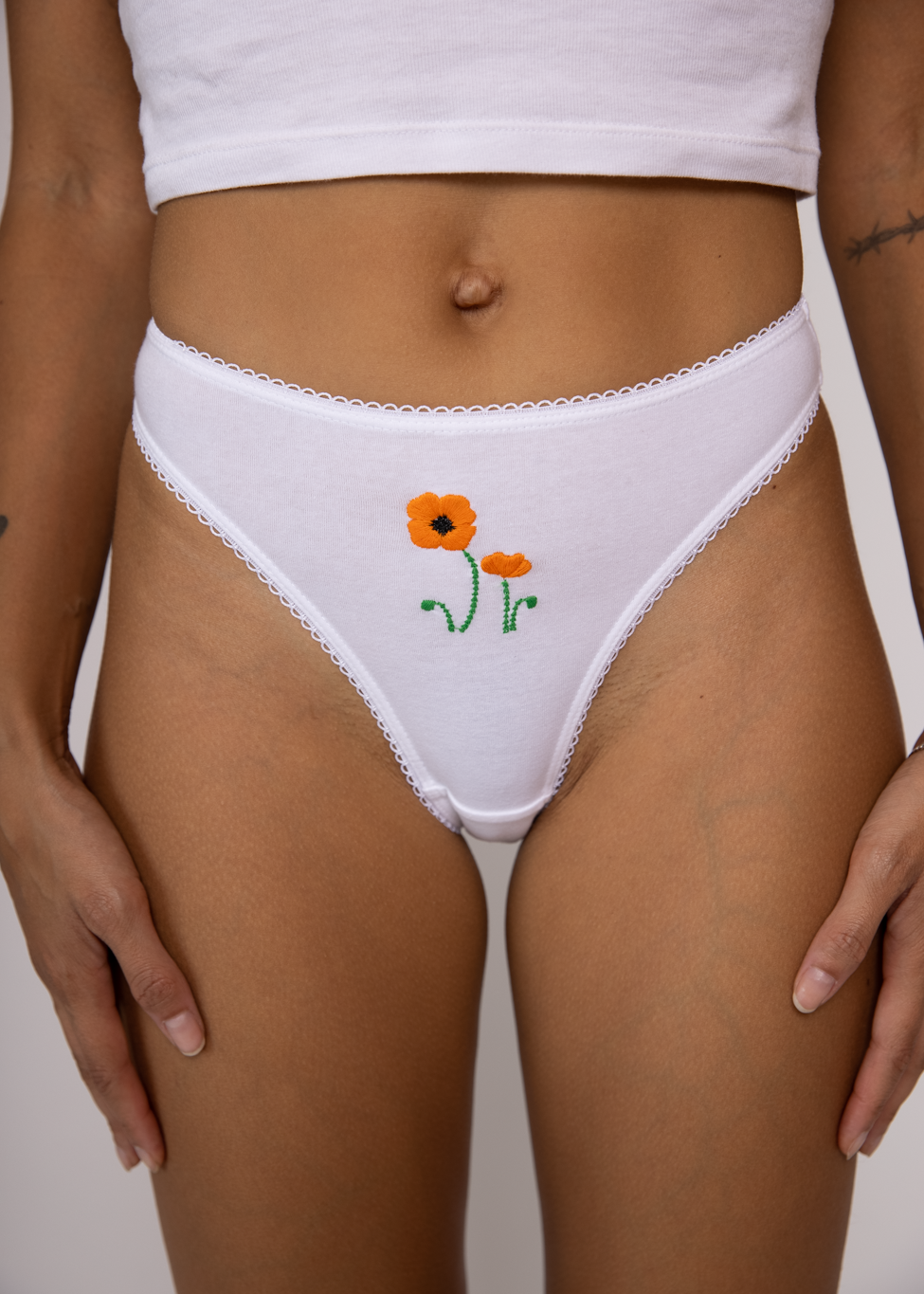 Orange Poppy Undies