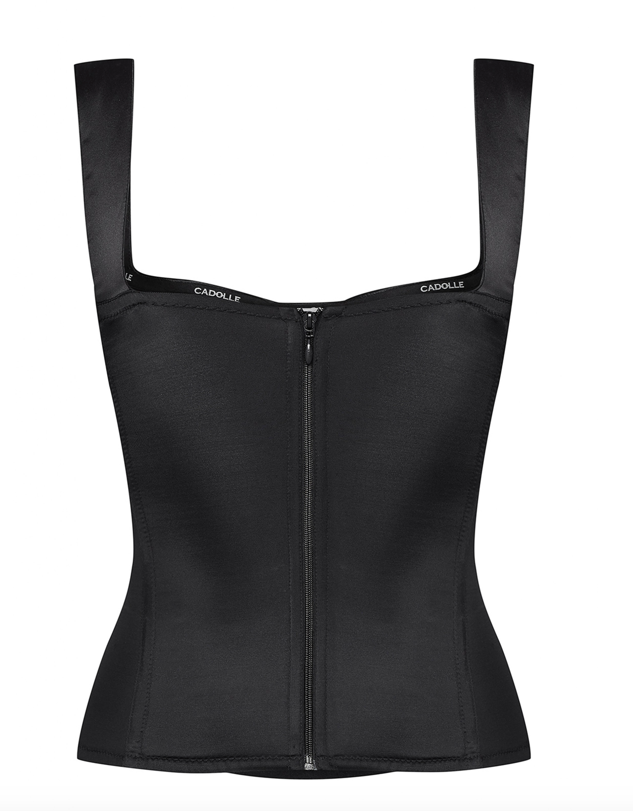 Daisy Black Satin Bustier