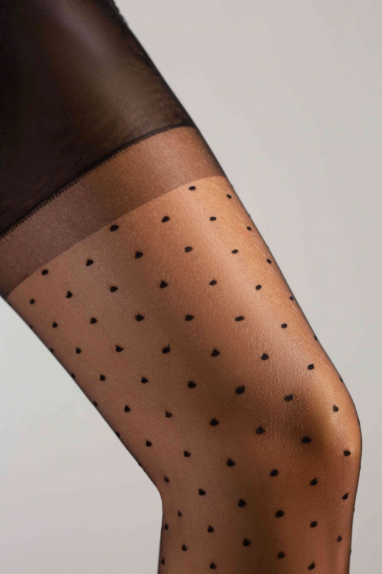 Plumetis Dotted Stockings