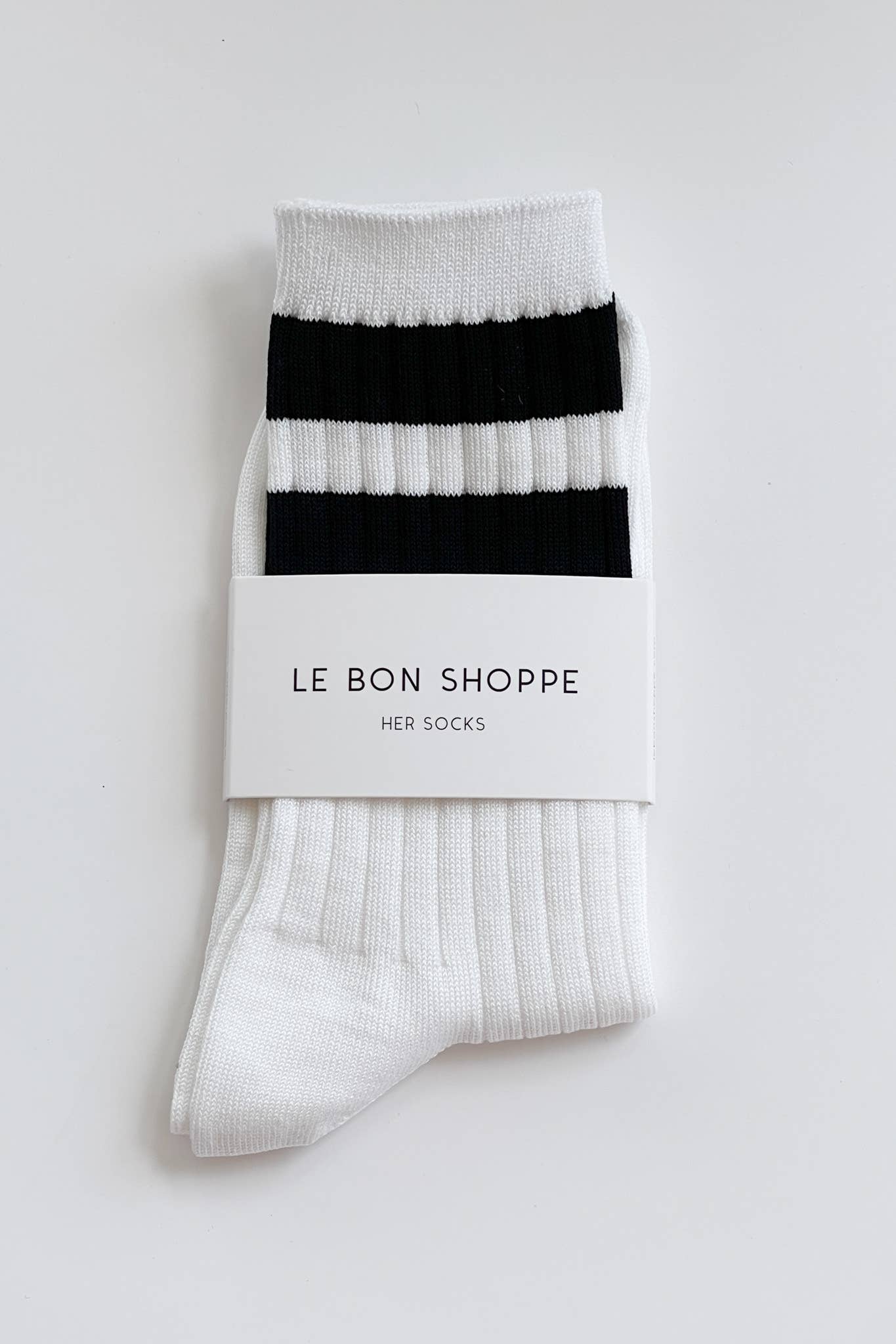 Her Socks - Varsity: Black