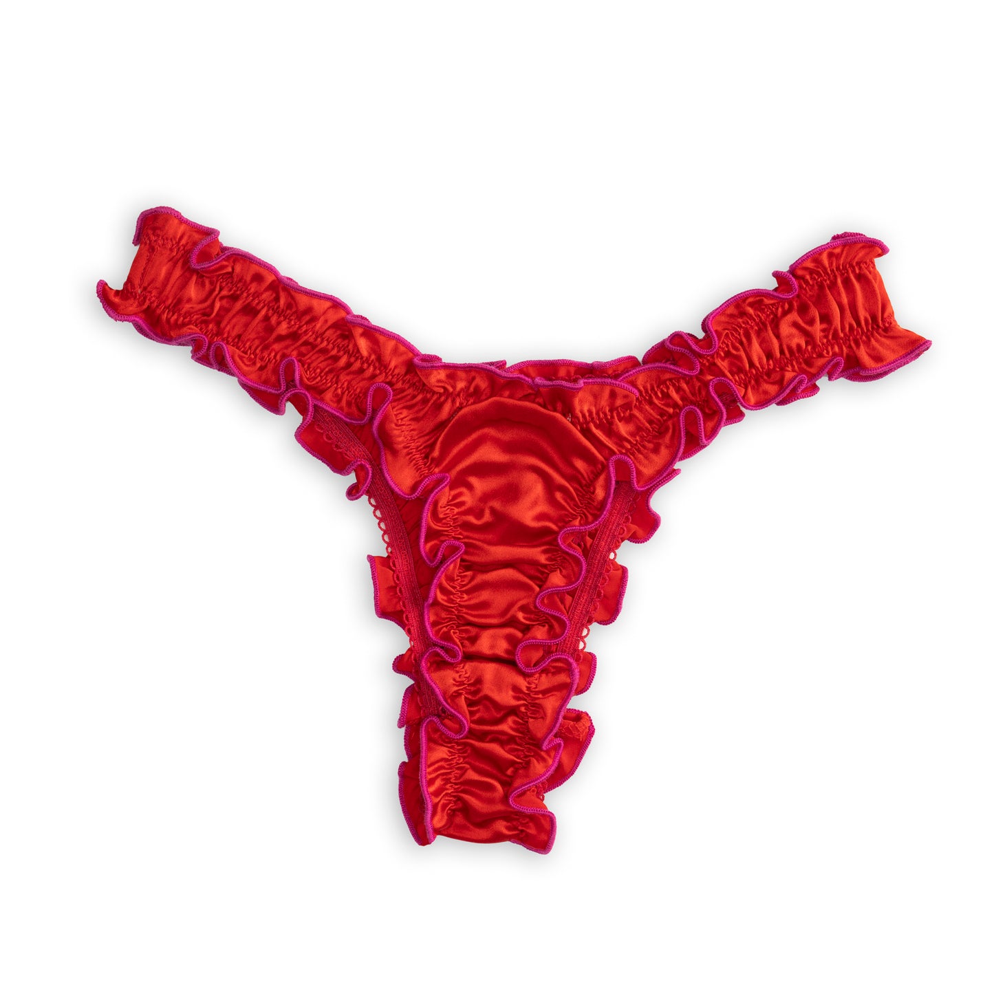 La Valentine - Red Silk Tanga