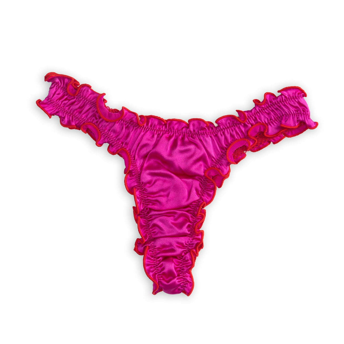 La Dolly - Fushia Silk Tanga