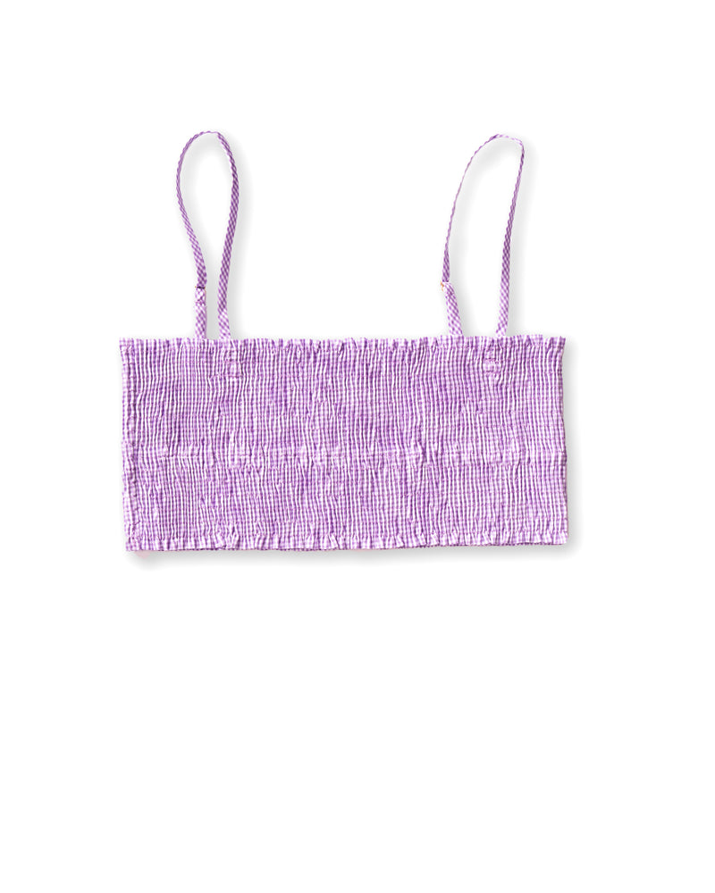 The Kaiman Bandeau Top Purple