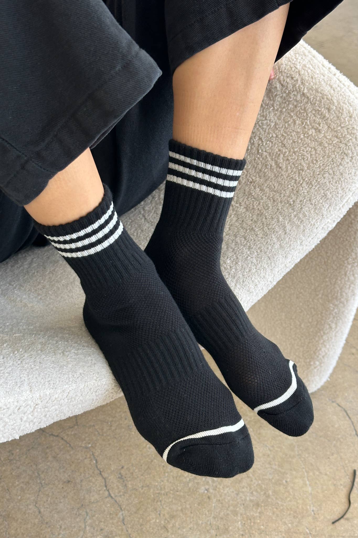 Girlfriend Socks: Navy