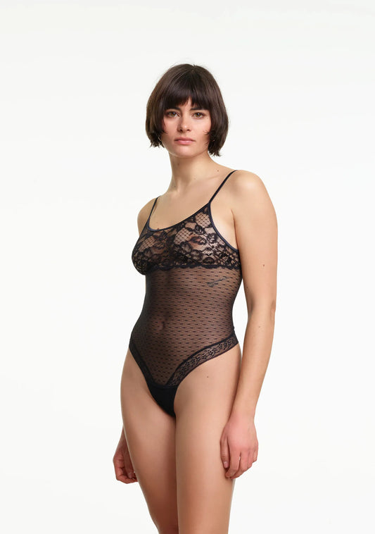 Tina lace body Black