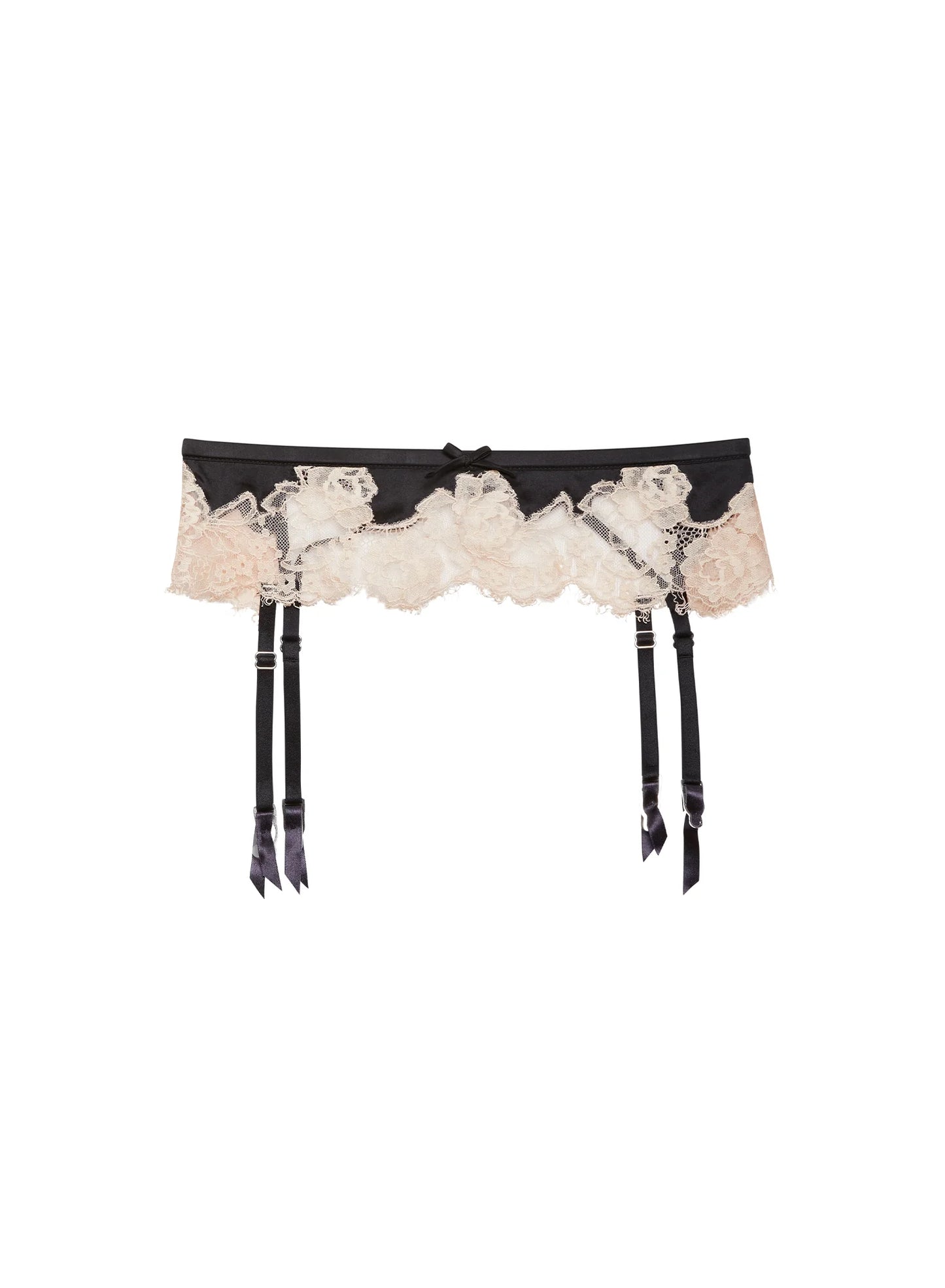 Juliet Lace Garter Belt in Black