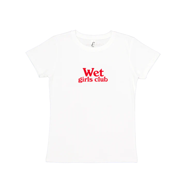 Wet Girls Club Tee Red