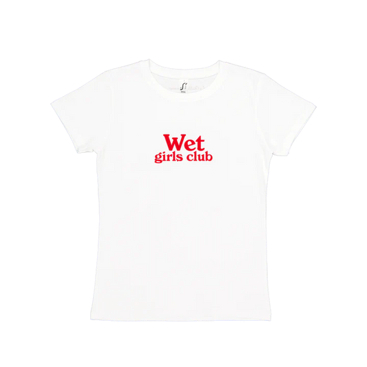 Wet Girls Club Tee Red