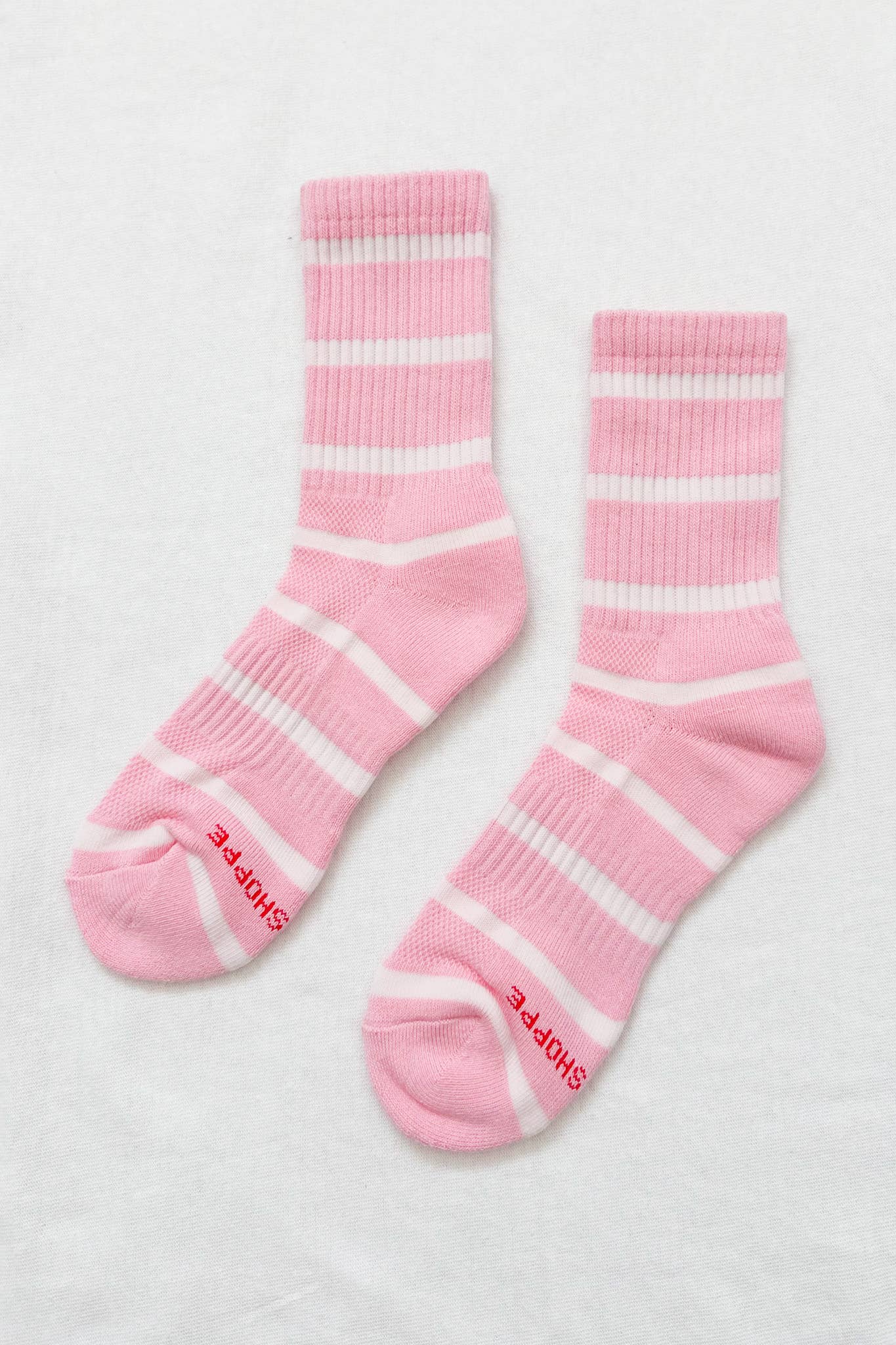 Striped Boyfriend Socks: Black Stripe