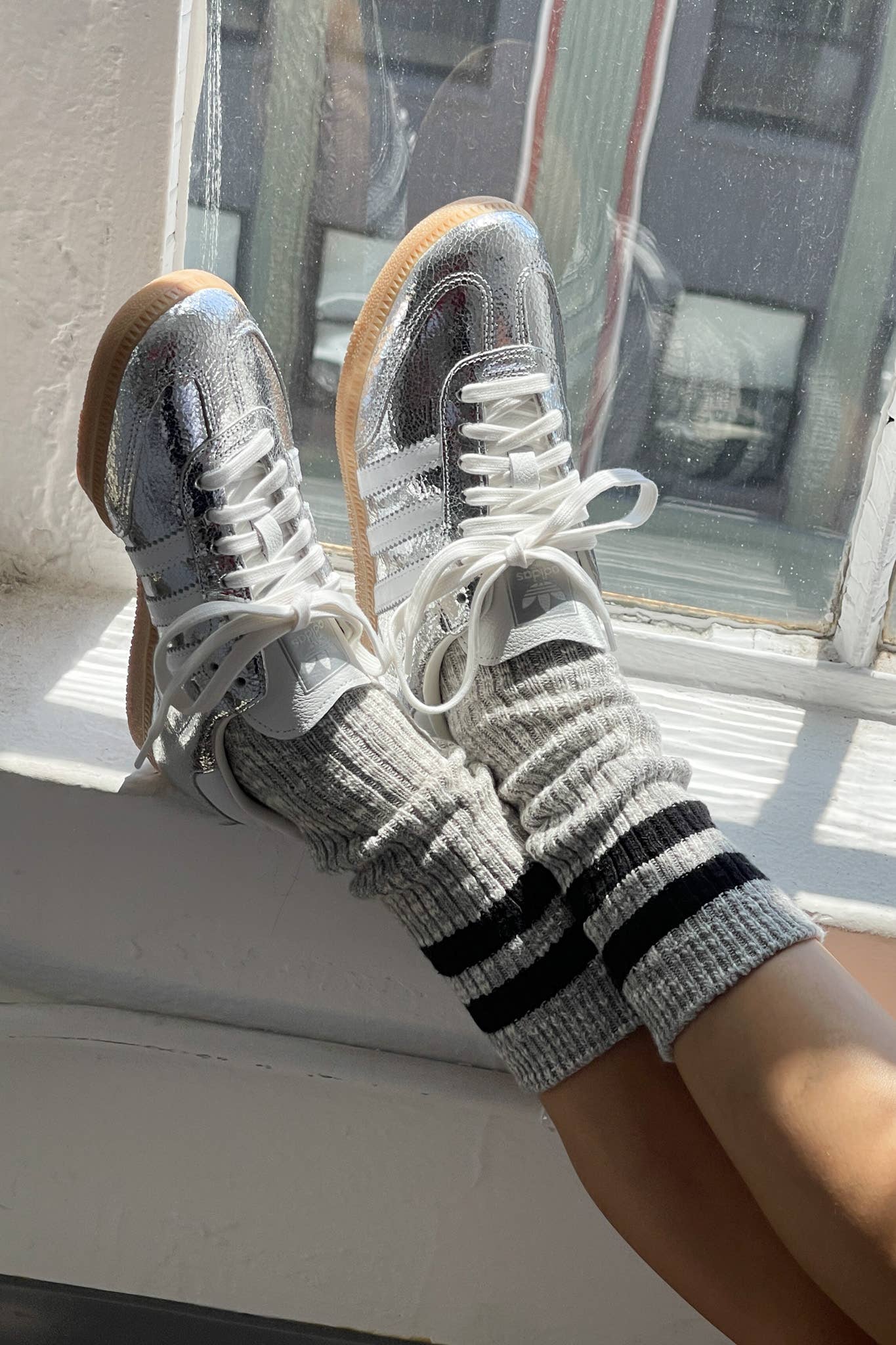 Cottage Varsity Socks: White Varsity