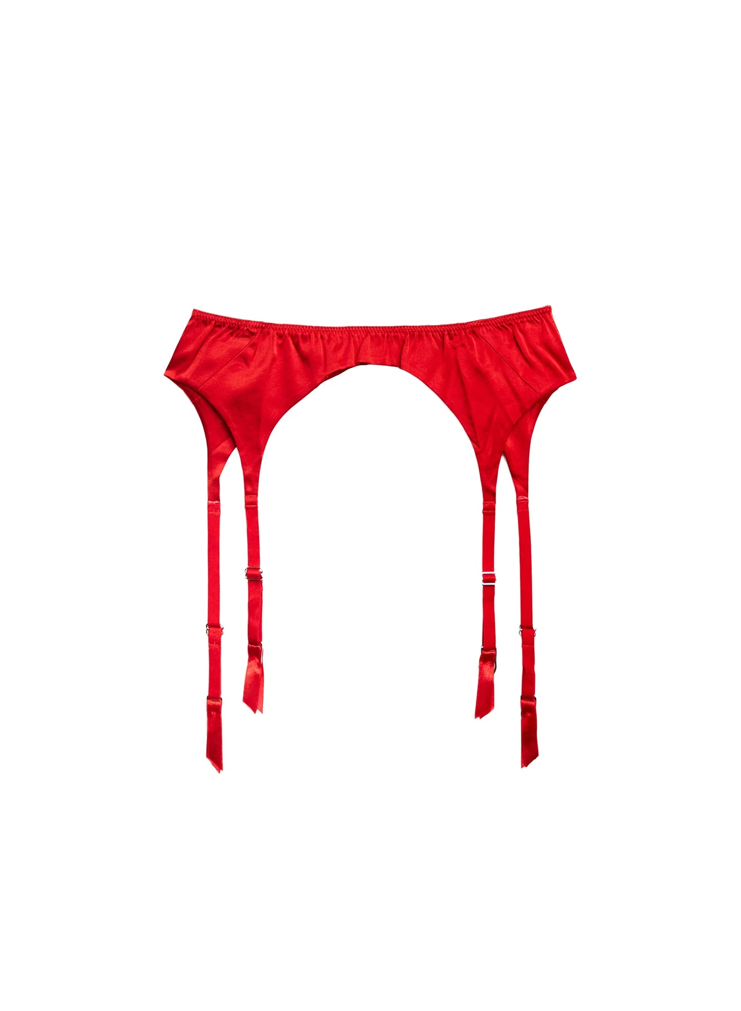 Luxe Silk Red Garter