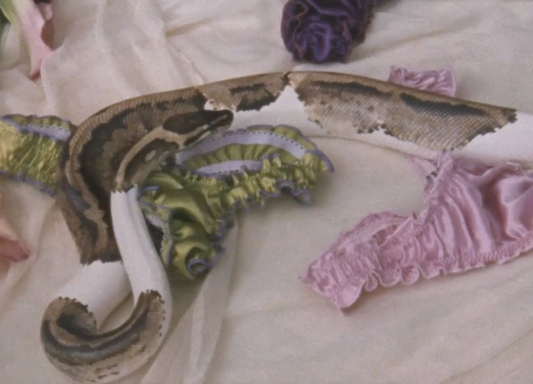 La Sammy - Pale Purple Silk Tanga