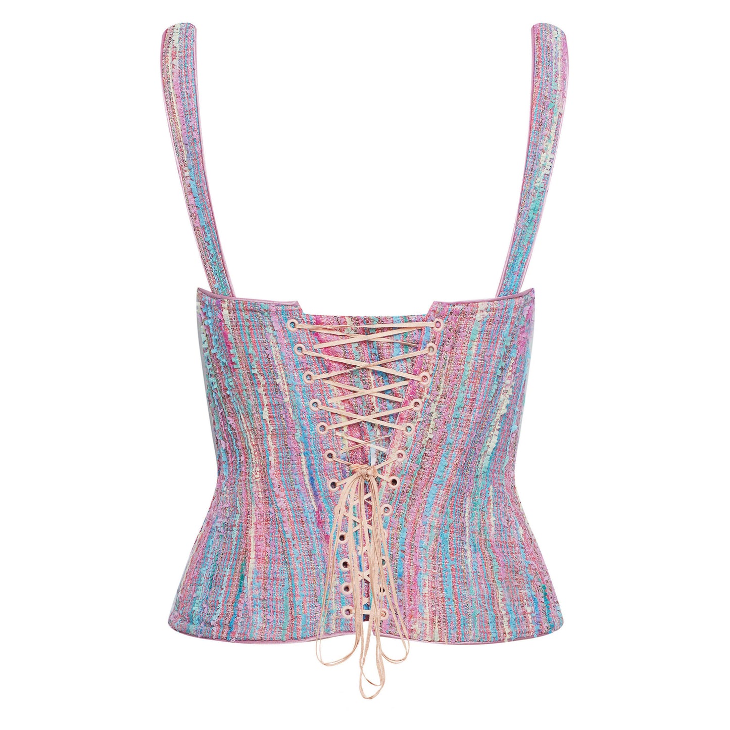 Astrid Pink Tweed Corset