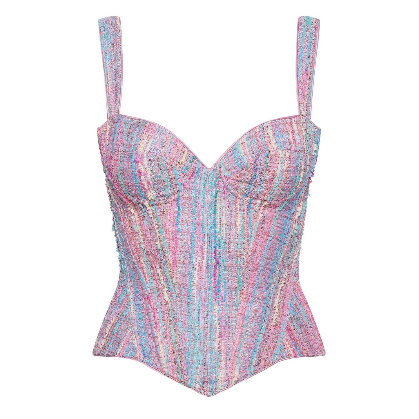 Astrid Pink Tweed Corset